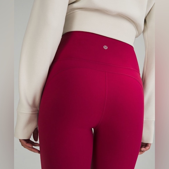 Lululemon Groove Nulu Super-High-Rise Flared Pant Regular - Size 2 -Pomegranate - Picture 13 of 14